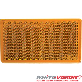 WR106 Series Reflector 59 x 31mm - Amber WR106 Series Reflector 59 x 31mm - Amber